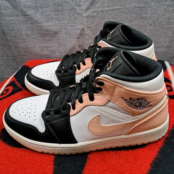 Nike Other - %Size 9.5 Nike Air Jordan 1 MID White/Arctic Orange Men AJ14